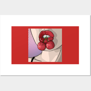 Cherries Pop Art Posters and Art